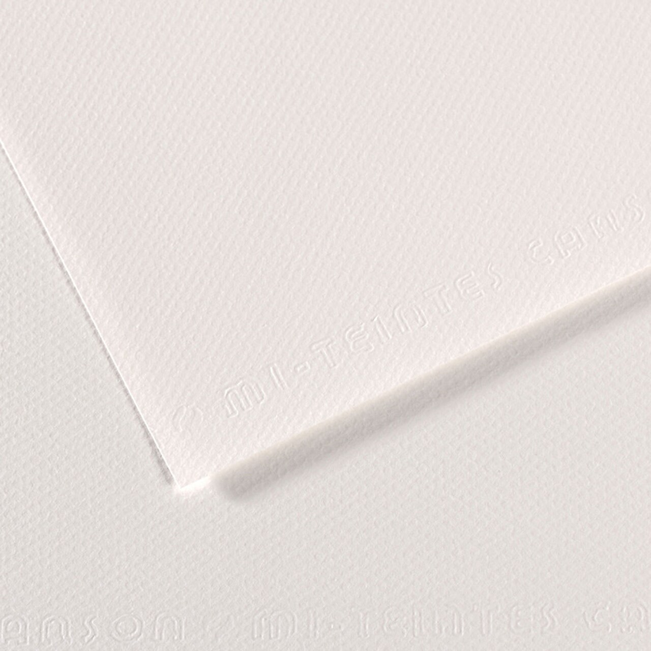 Canson Mi-Teintes Drawing Papers - 8-1/2" x 11", Cloud White, Pkg of 25 Sheets